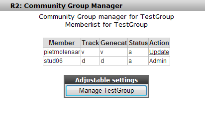 Figure    34: The user is available in    the TestGroup.